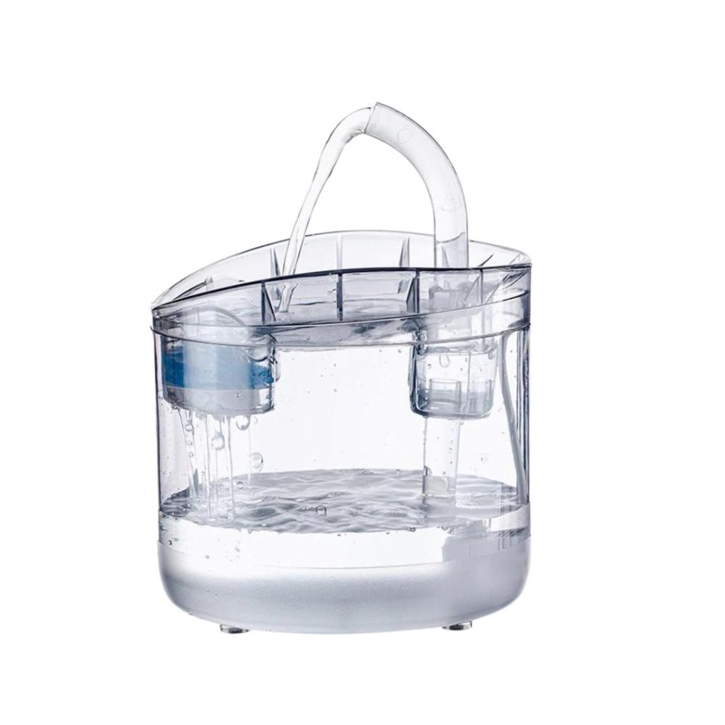 Petite Fontaine a Eau Chat Intelligente et Transparente 2L