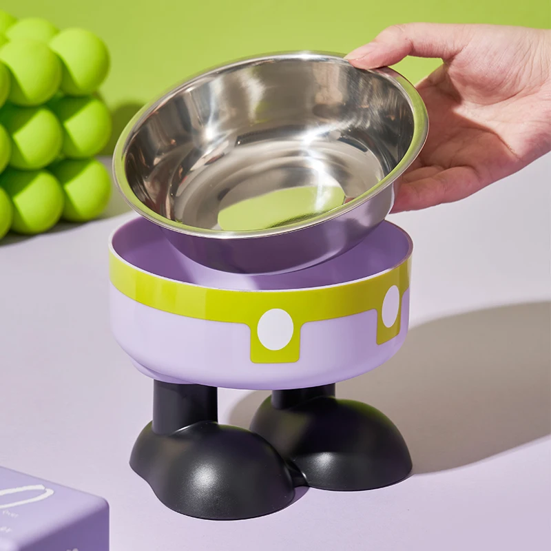 Gamelle Surélevée pour Chien & Chat – Pieds Stables et Bol Inox Design