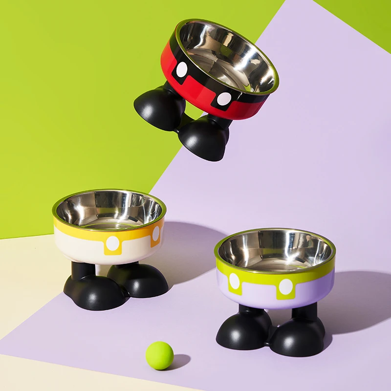 Gamelle Surélevée pour Chien & Chat – Pieds Stables et Bol Inox Design