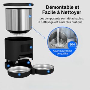 Distributeur de Croquettes Connecté 4.5L –