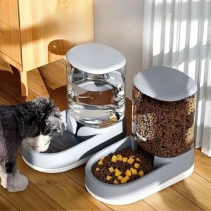 Distributeur de Croquettes Grande Capacité 3.8L pour Chat et Chien