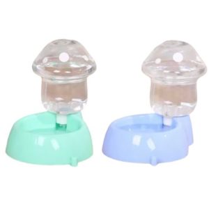 Fontaine à Eau Chat Design Champignon Automatique- vert- bleu