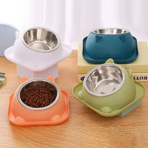 Gamelle chat inclinée simple – antiglisse & confort