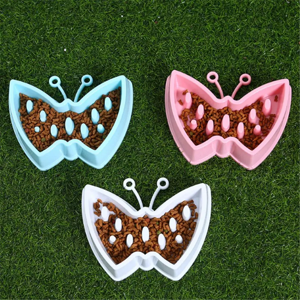Gamelle Anti Glouton Forme Papillon en Silicone