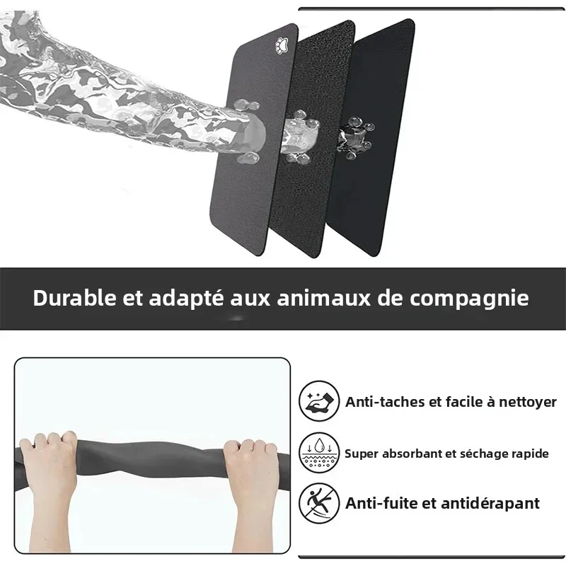 Tapis pour Gamelle Chien Large – Ultra Absorbant
