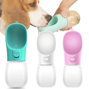 Petite Gourde pour Chien Portable Pratique 300 ml
