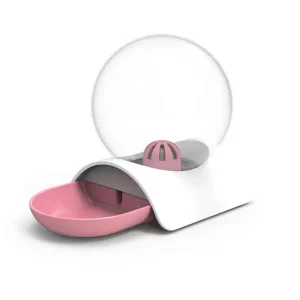 Fontaine à Eau Chat Design Escargot – Grande Capacité 2,8 L-rose