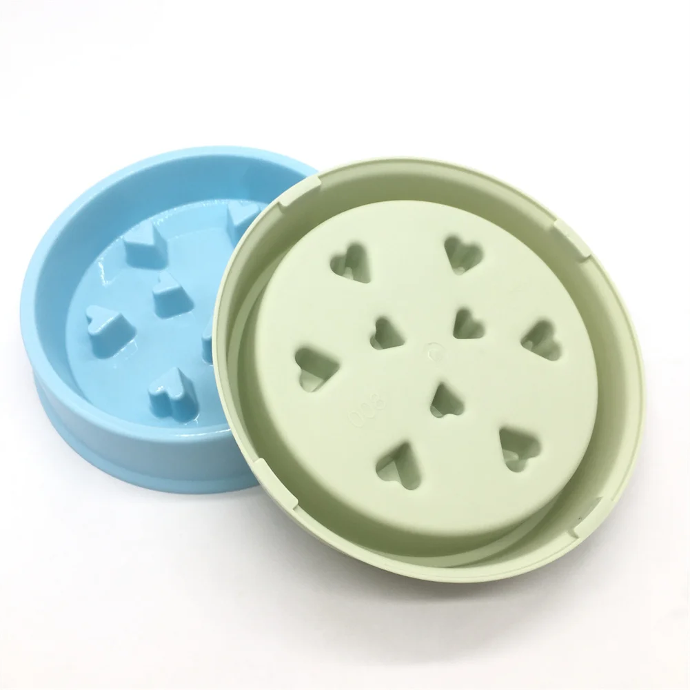 Gamelle Anti Glouton Design Cœur en Silicone